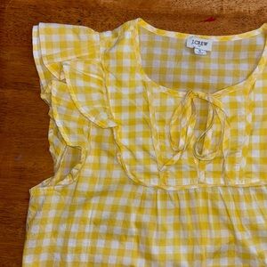 J. Crew Gingham Top